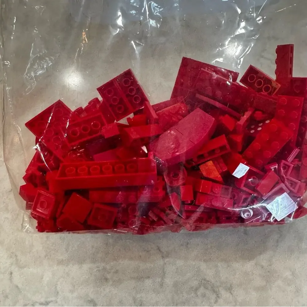 Legos Red Assorted Building Blocks Set, 11oz - Picture 2 of 4